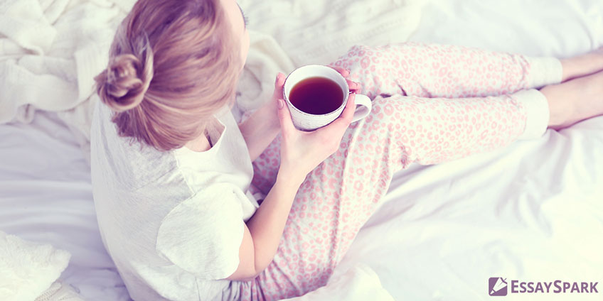 Girl Drinking Tea