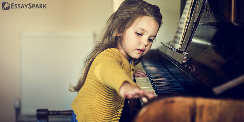 Girl Playing the Piano