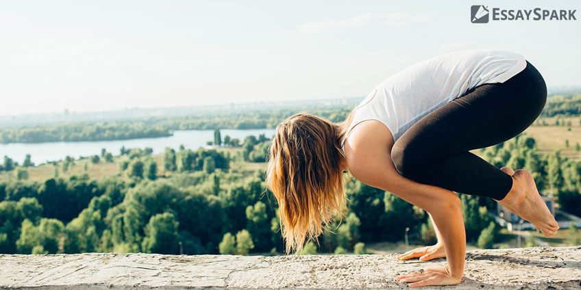 Girl Practicing Yoga