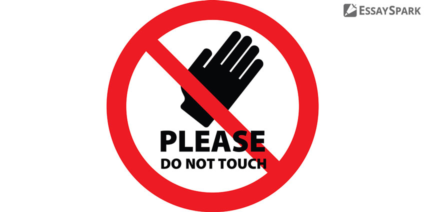 Sign “Do Not Touch”